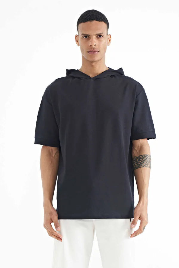 Men's Oversized Hoodie T-Shirt