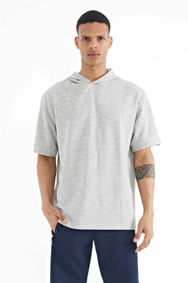 Men's Oversized Hoodie T-Shirt